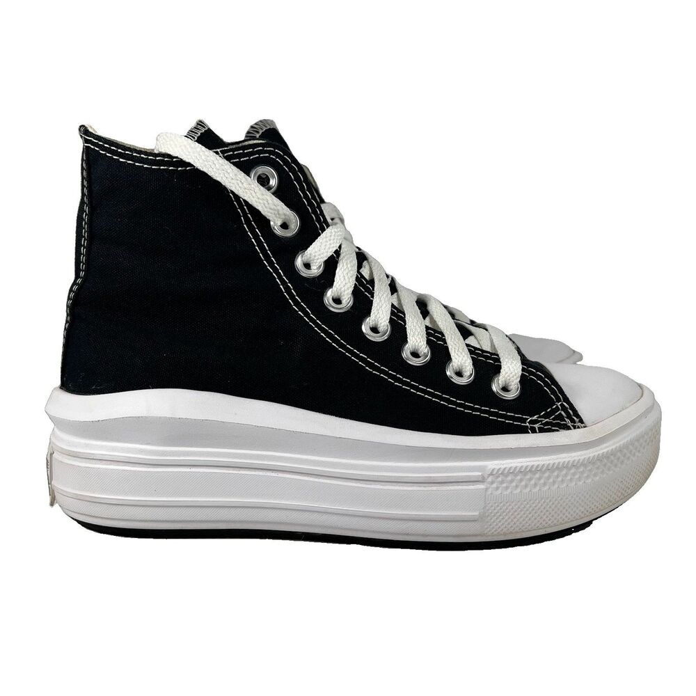 Converse Chuck Taylor All Star Move High Top Platform Canvas Shoes Women's 6